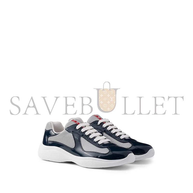 Pra*a patent leather and technical fabric Pra*a america